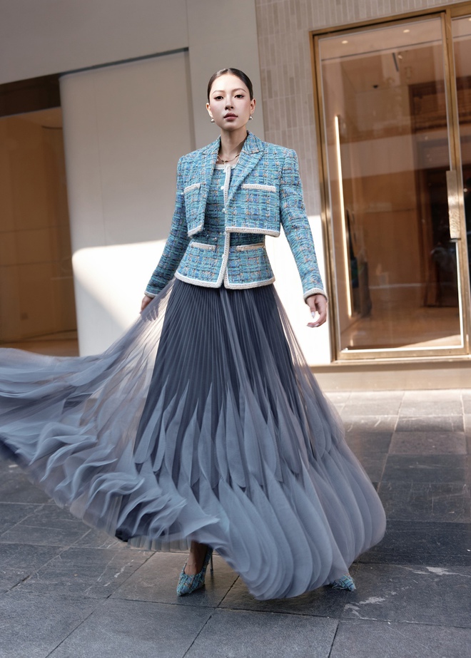 Áo tweed quyến rũ kiêu kỳ, nâng tầm mọi bản phối- Ảnh 3.