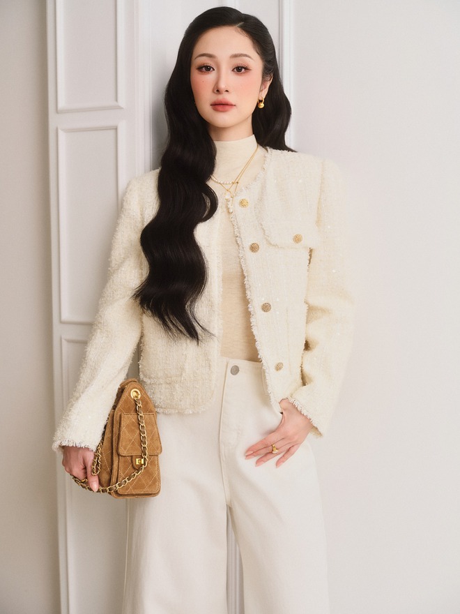 Áo tweed quyến rũ kiêu kỳ, nâng tầm mọi bản phối- Ảnh 6.