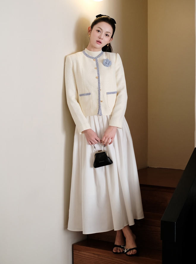 Áo tweed quyến rũ kiêu kỳ, nâng tầm mọi bản phối- Ảnh 5.