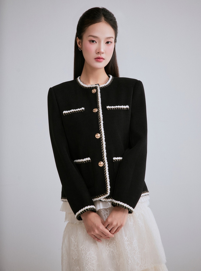 Áo tweed quyến rũ kiêu kỳ, nâng tầm mọi bản phối- Ảnh 12.