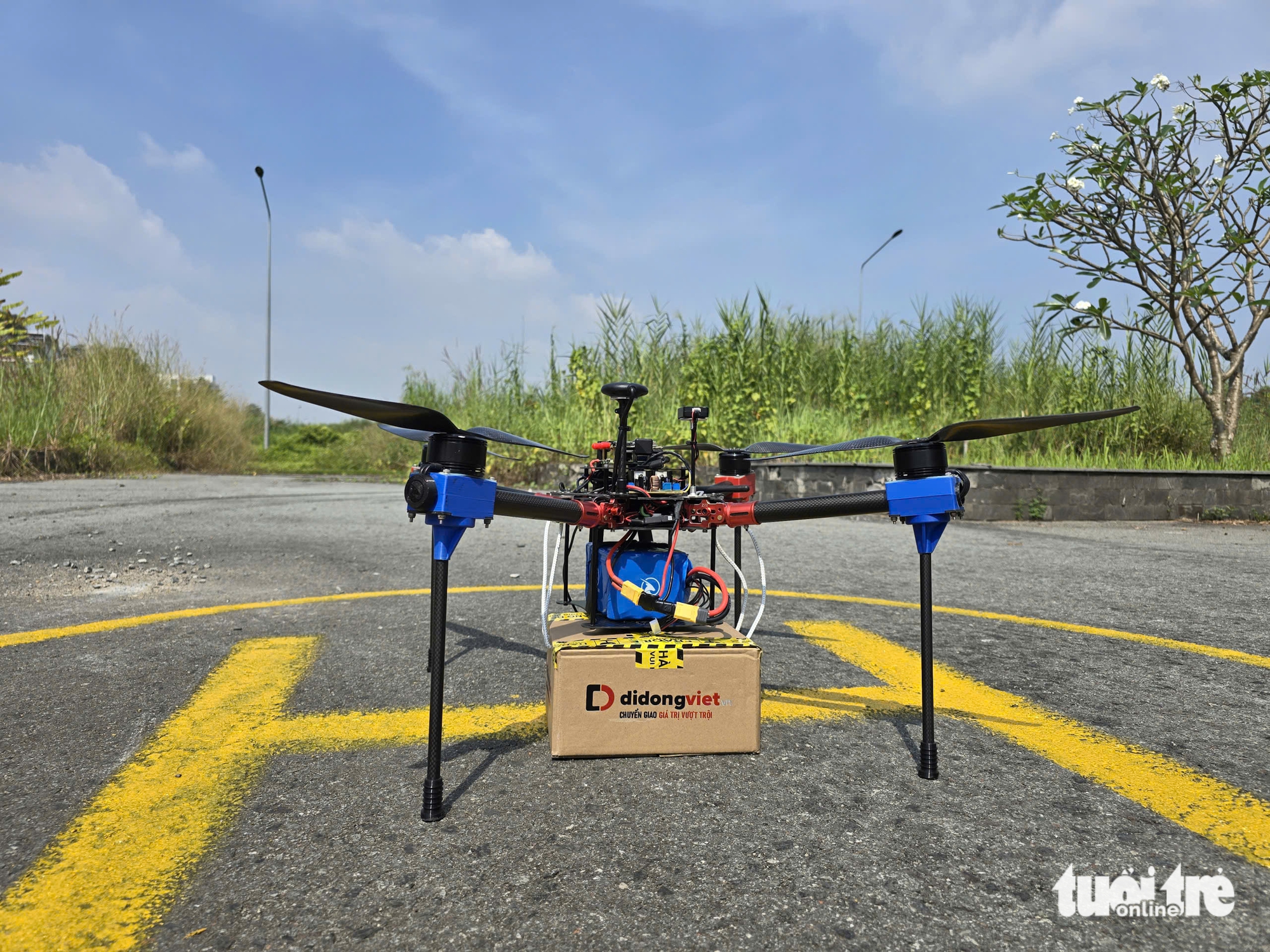 Startup công nghệ Saolatek thử nghiệm giao hàng bằng máy bay không người lái thành công - Ảnh 2.
