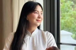 Mai Ngọc khoe mâm cơm ở cữ đa dạng món