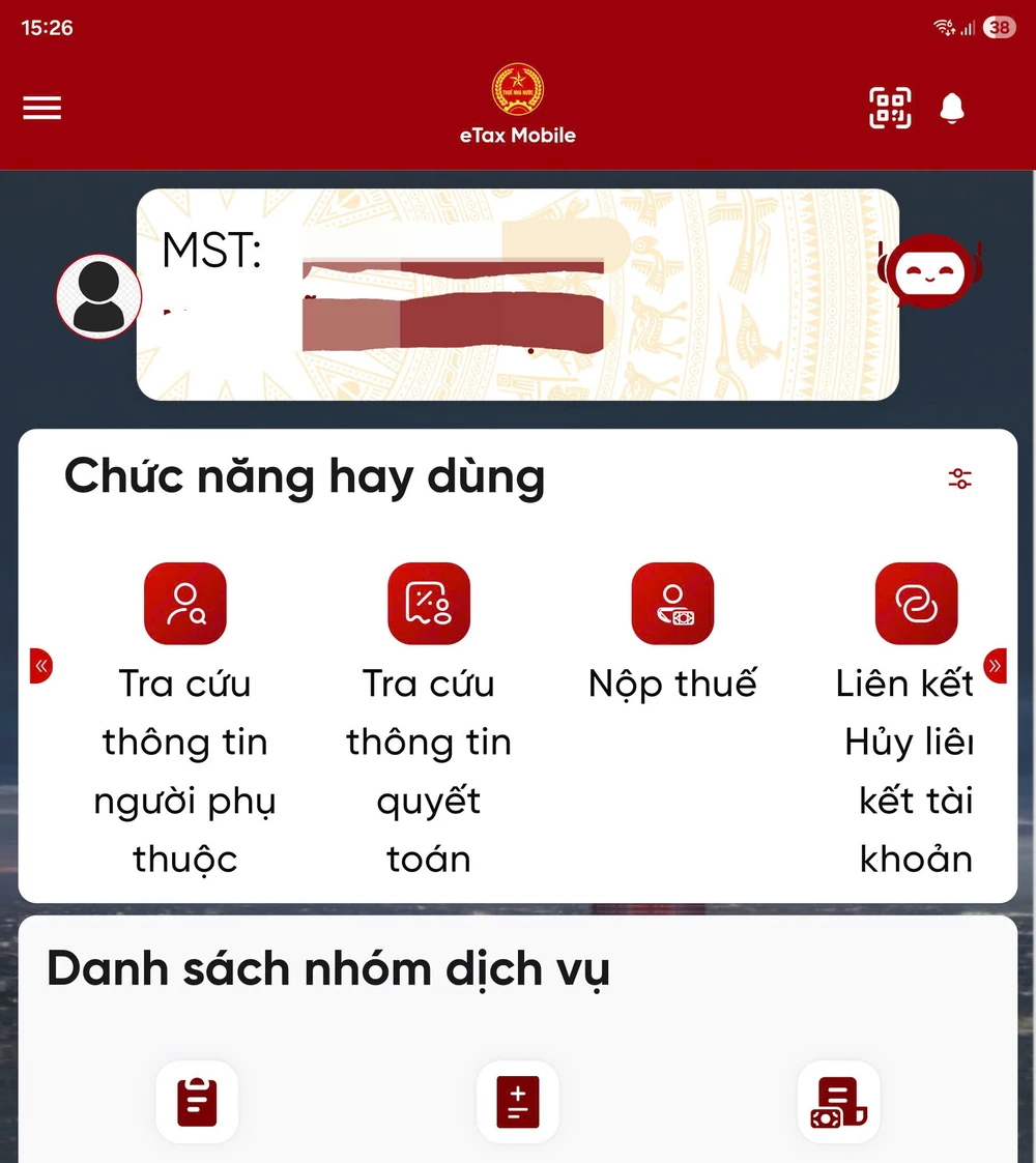 Hệ thống eTax của ngành thuế chưa cập nhật đầy đủ, làm sạch hoàn toàn dữ liệu thuế của tổ chức, công dân. Ảnh: TẤN VIỆT da-nang.jpg