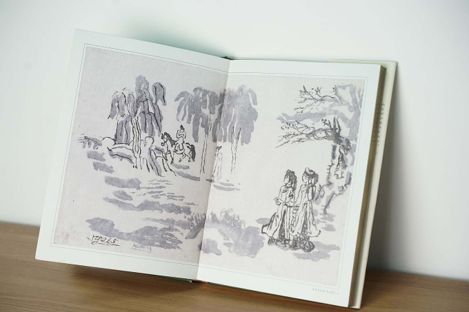 Tranh của danh họa Nguyễn Tư Nghiêm trong ấn bản. Ảnh: Nhã Nam