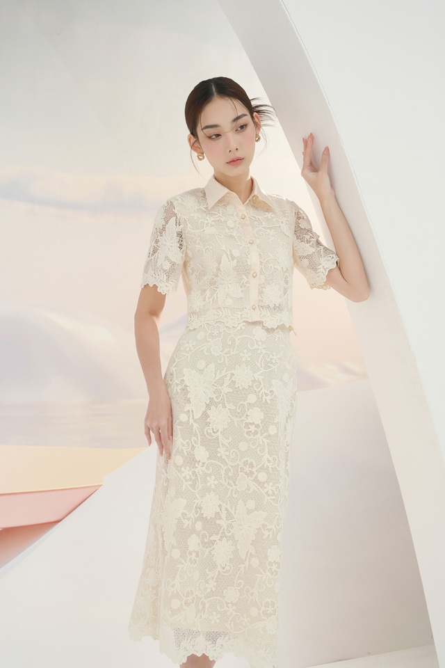 Nét duyên dáng trong những chiếc đầm ren mang phong cách vintage- Ảnh 4.