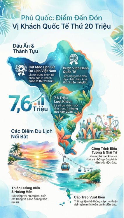 1 địa phương là điểm ghi dấu mốc kỷ lục 20 triệu lượt khách quốc tế đến Việt Nam, ai cũng trầm trồ: Hòn đảo đẹp nhất châu Á- Ảnh 4.