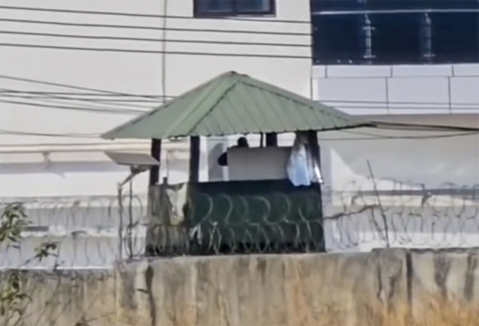 Nơi hoạt động của băng nhóm lừa đảo tại Myanmar. Ảnh: Công an cung cấp