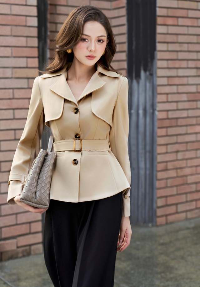 Diện đầm dài, khoác blazer chưa đủ, thêm thắt lưng mới thật sành điệu - Ảnh 8.