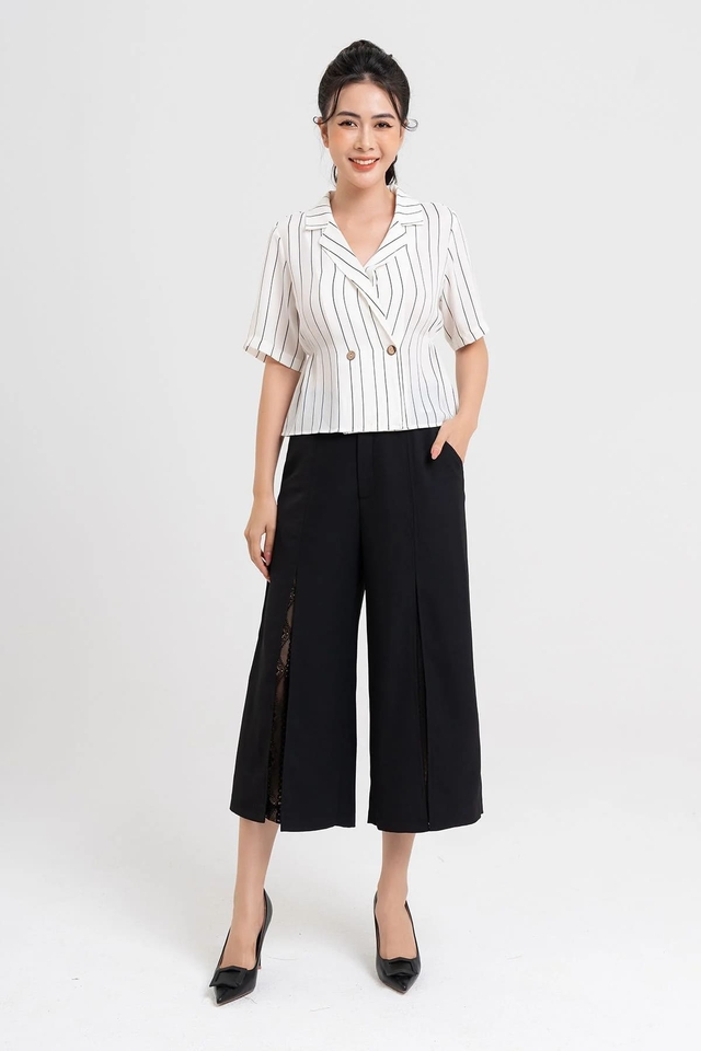 Quần culottes đen, ‘điểm chạm’ giữa cá tính và nét mềm mại phố thị- Ảnh 5.
