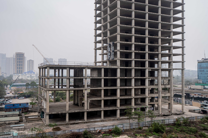 Nhiều hạng mục dự án xuống cấp nghiêm trọng, hiện vẫn bỏ hoang. Ảnh: Hoàng Giang