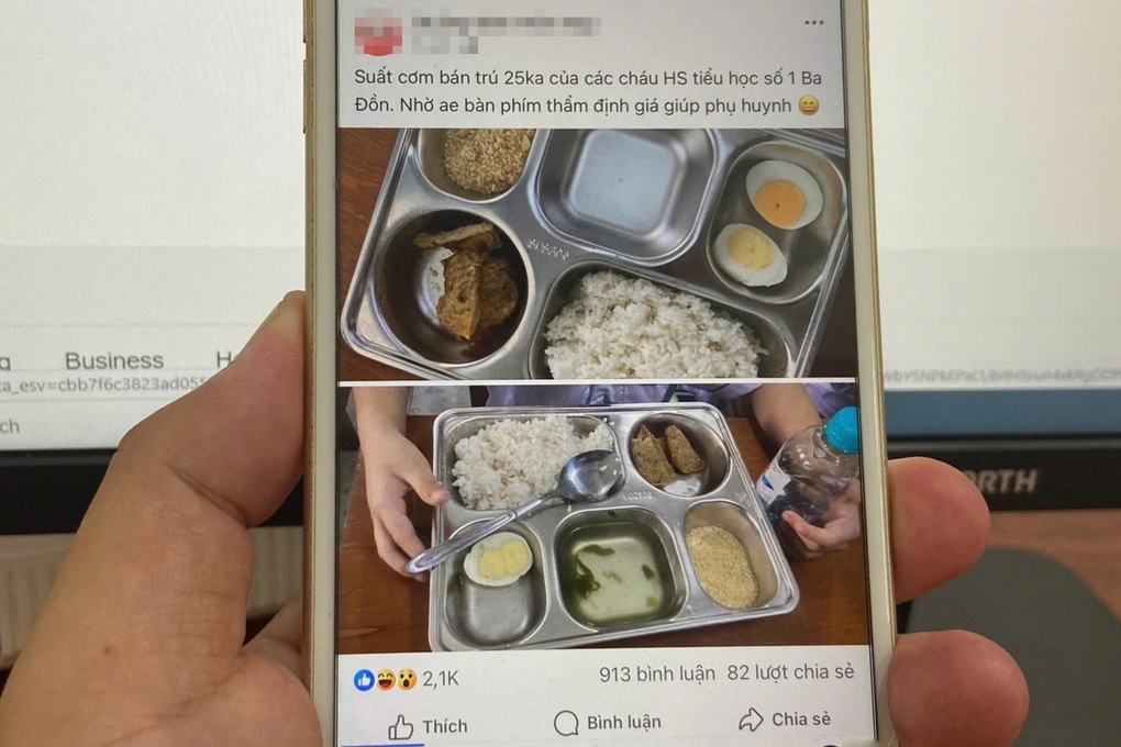 Loạt con sâu trong bữa ăn bán trú ở trường học năm 2025 - 3