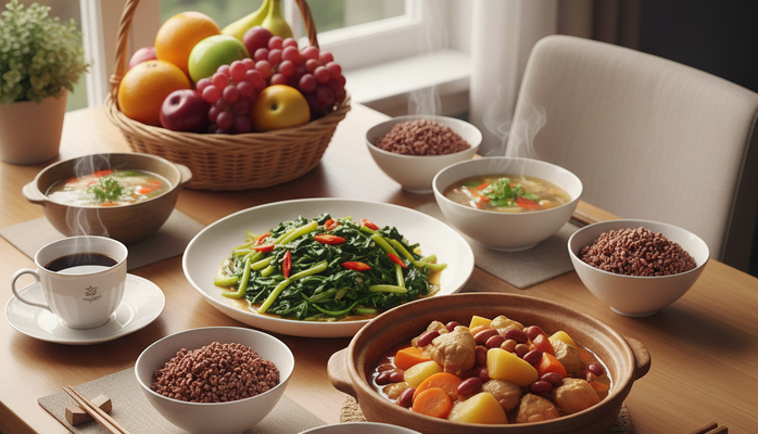 20 món ăn, uống giúp kiểm soát huyết áp và cholesterol dễ dàng 1 Tiêu thụ nhiều thực phẩm giàu polyphenol giúp kiểm soát huyết áp, cholesterol dễ dàng hơn - Minh họa AI: Thu Anh