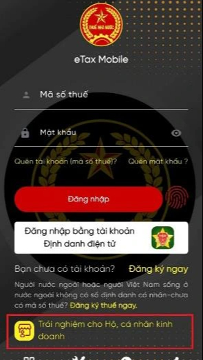 4 bước khai thuế trên eTax Mobile cho hộ kinh doanh cho thuê nhà- Ảnh 1. 4 bước khai thuế trên eTax Mobile cho hộ kinh doanh cho thuê nhà- Ảnh 1.