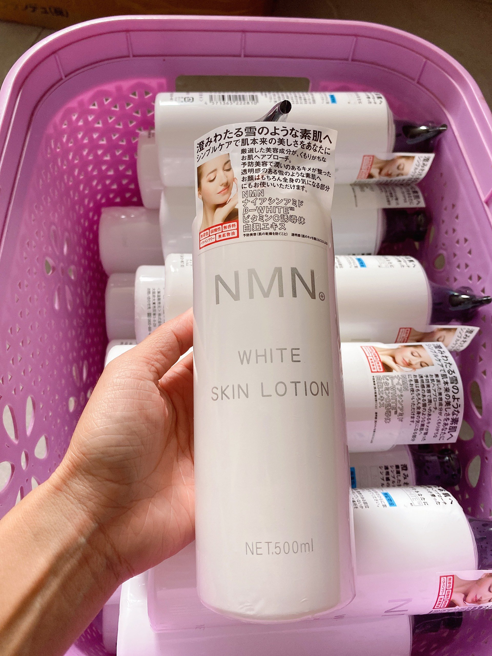5 lọ lotion cỡ đại, dùng 