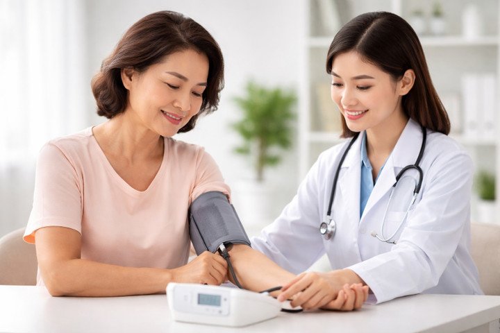 Tăng huyết áp là bệnh mạn tính nhưng hoàn toàn có thể kiểm soát nếu khám sức khỏe định kỳ. (Ảnh minh hoạ)