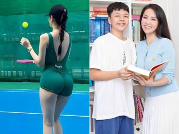 Chị vợ NSND Công Lý khoe dáng đồng hồ cát sau khi bí mật sinh con với chồng đại gia, quý tử đầu lòng nay tuấn tú