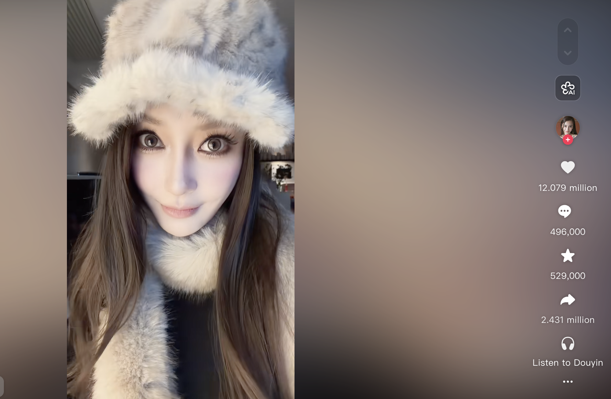 Lần đầu có mỹ nhân đẹp đến mức vừa đăng video đã ẵm 12 triệu tim, nhan sắc trời cao thiên vị là đây- Ảnh 1.