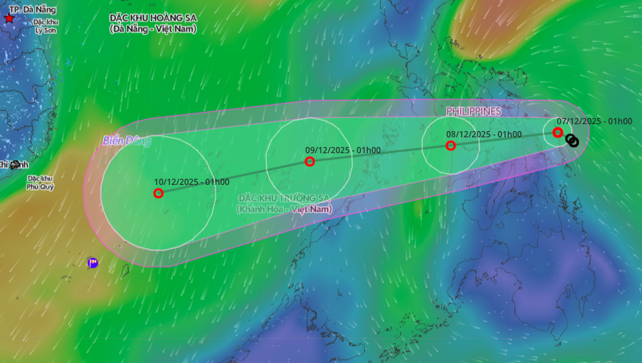 Áp thấp nhiệt đới 'chưa có khả năng' mạnh lên bão số 16 trên Biển Đông- Ảnh 1.