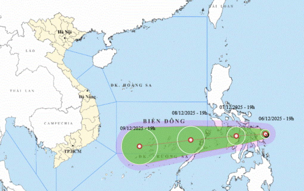 Áp thấp nhiệt đới di chuyển ổn định, miền Bắc rét về đêm và sáng - 1