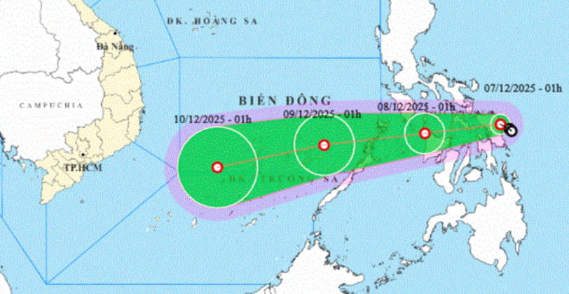 Áp thấp nhiệt đới giật cấp 8 sắp vào biển Đông và ảnh hưởng đến các tỉnh ven biển - Ảnh 1.