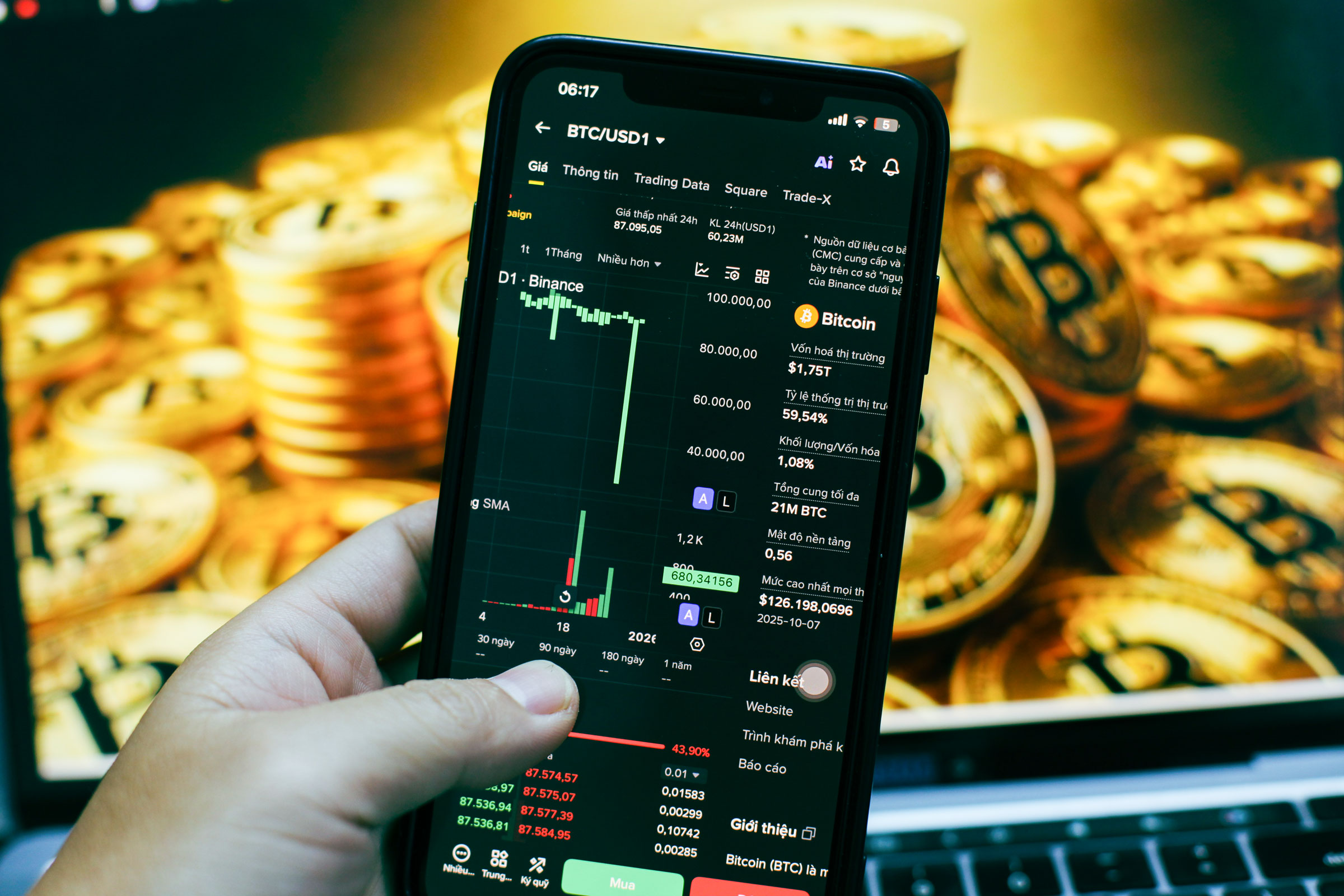 Giá Bitcoin hôm nay 26.12.2025: BTC đột ngột giảm sốc về 24.000 USD - Ảnh 1.