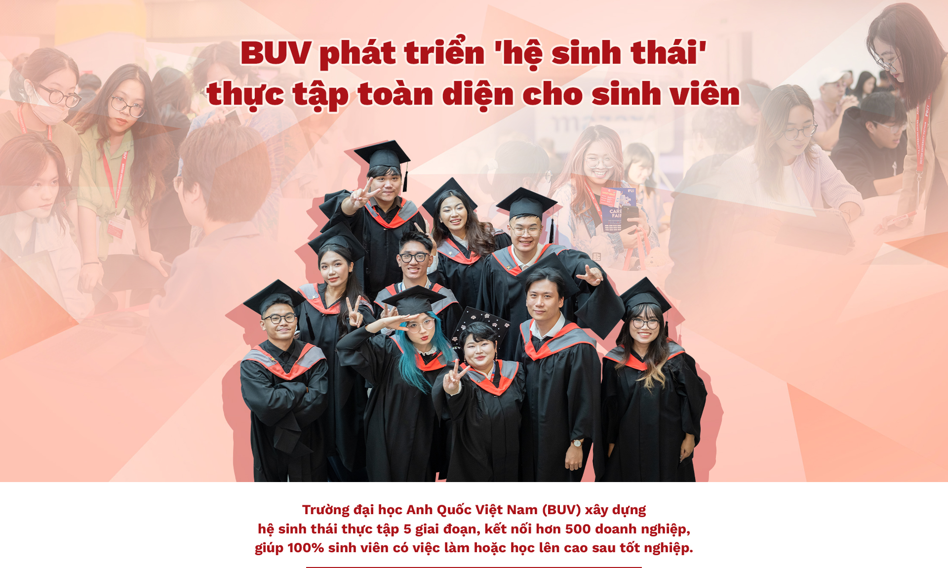 BUV phát triển 'hệ sinh thái' thực tập toàn diện cho cho sinh viên 1 BUV phat trien he sinh thai thuc tap toan dien