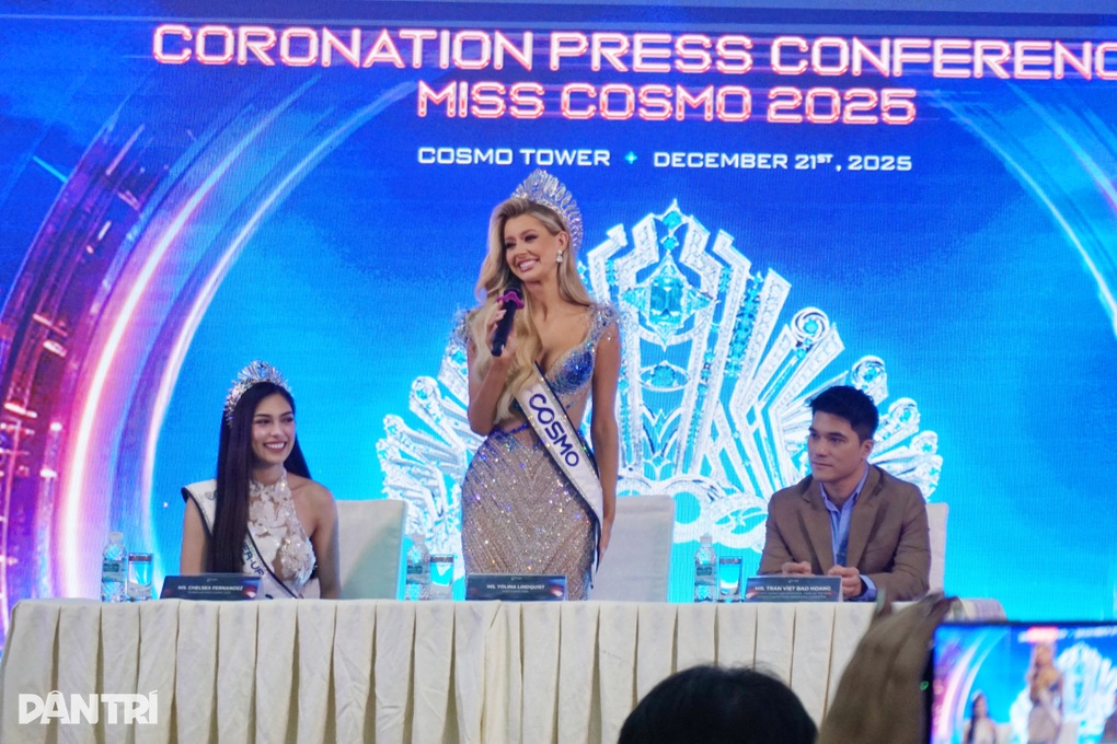 Ban tổ chức hé lộ lý do chọn người đẹp Mỹ đăng quang Miss Cosmo 2025 - 1