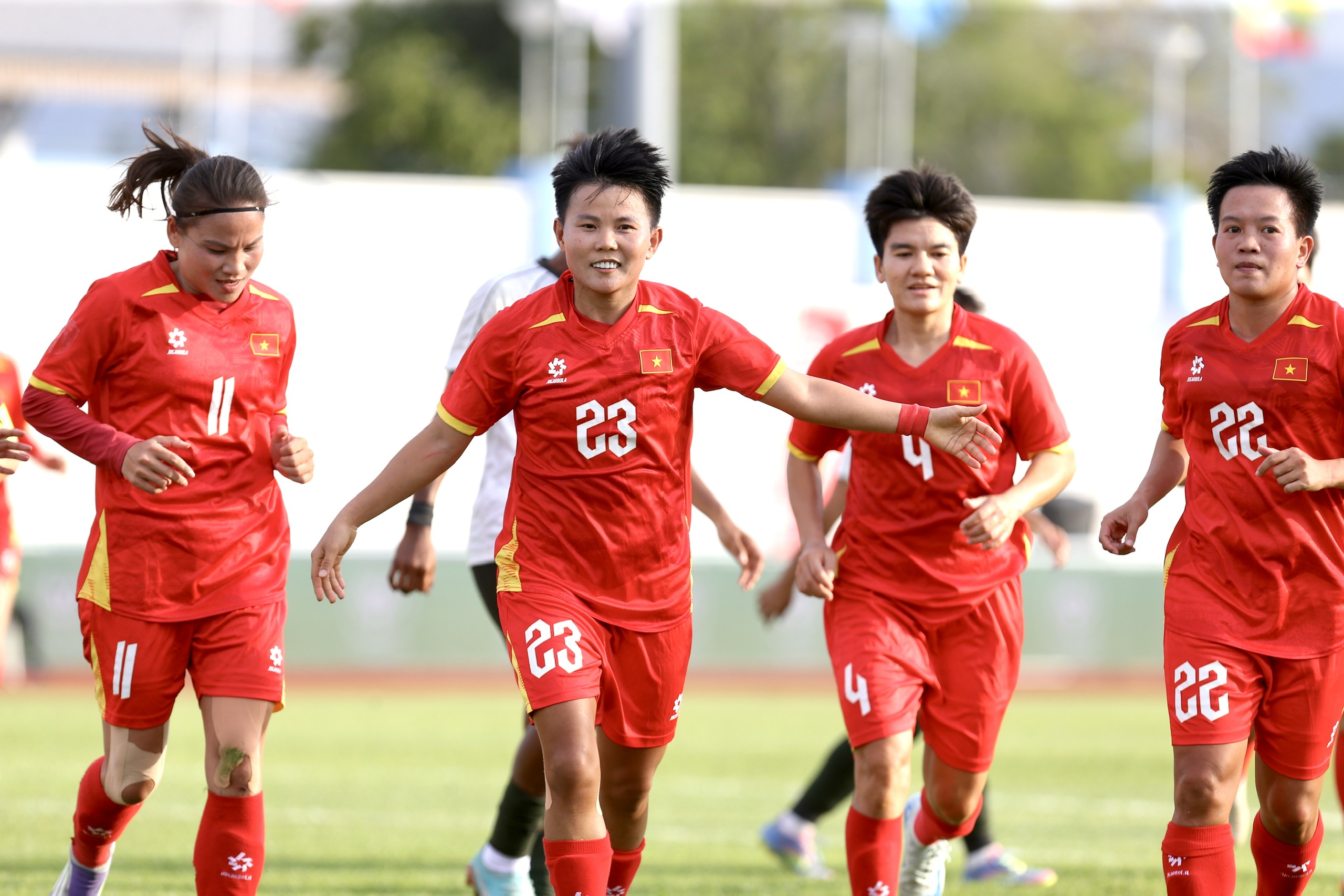 Đội tuyển nữ VN quyết tâm giành HCV SEA Games 33 trước Philippines - Ảnh 1. Đội tuyển nữ VN quyết tâm giành HCV SEA Games 33 trước Philippines - Ảnh 1.