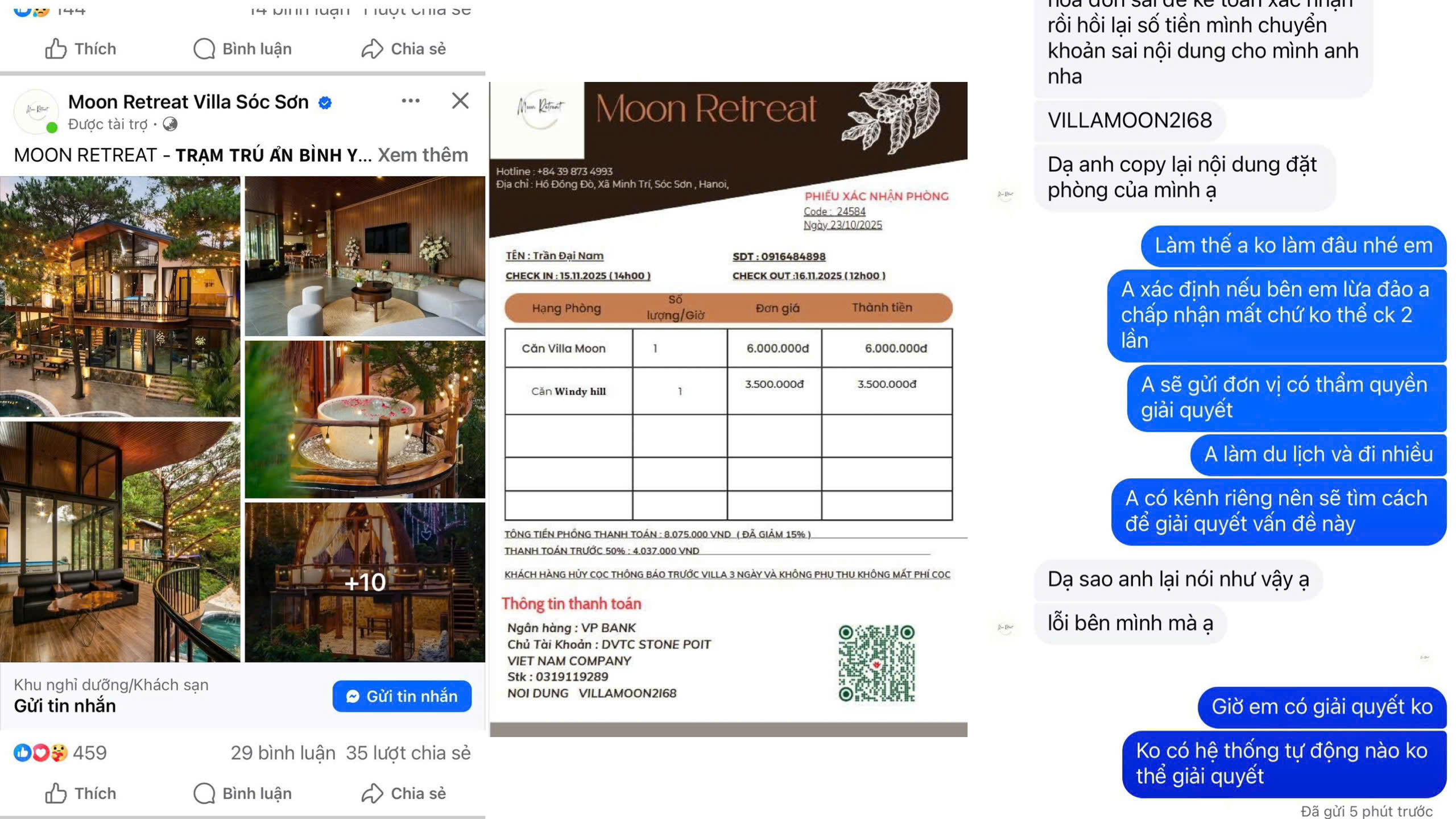 Bẫy lừa đảo đặt phòng homestay 'giả' bủa vây dịp cuối năm- Ảnh 2.