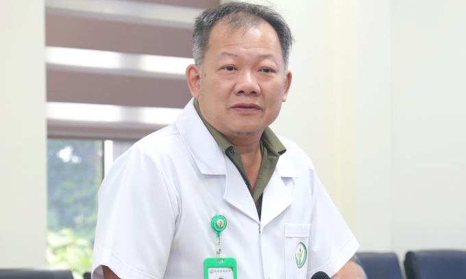 PGS Dương Đức Hùng, Giám đốc Bệnh viện Việt Đức. Ảnh: Thảo My