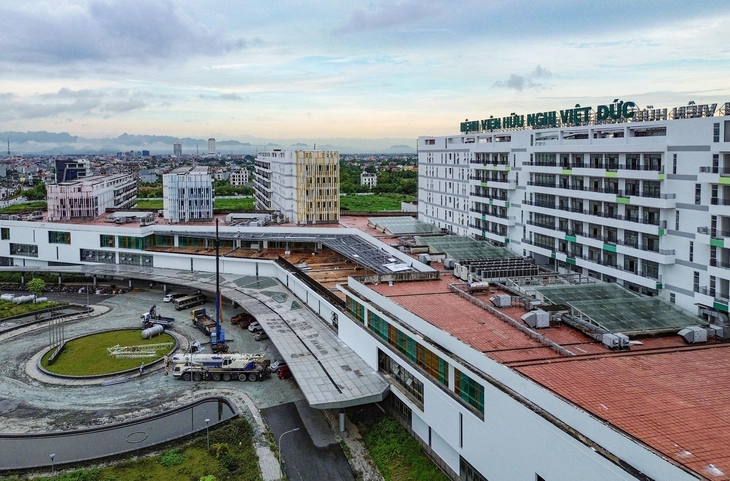 Bệnh viện đầu tư hơn 5 tỉ đồng/giường bệnh sắp đi vào hoạt động - Ảnh 1. Bệnh viện Hữu nghị Việt Đứ - Ảnh 1.