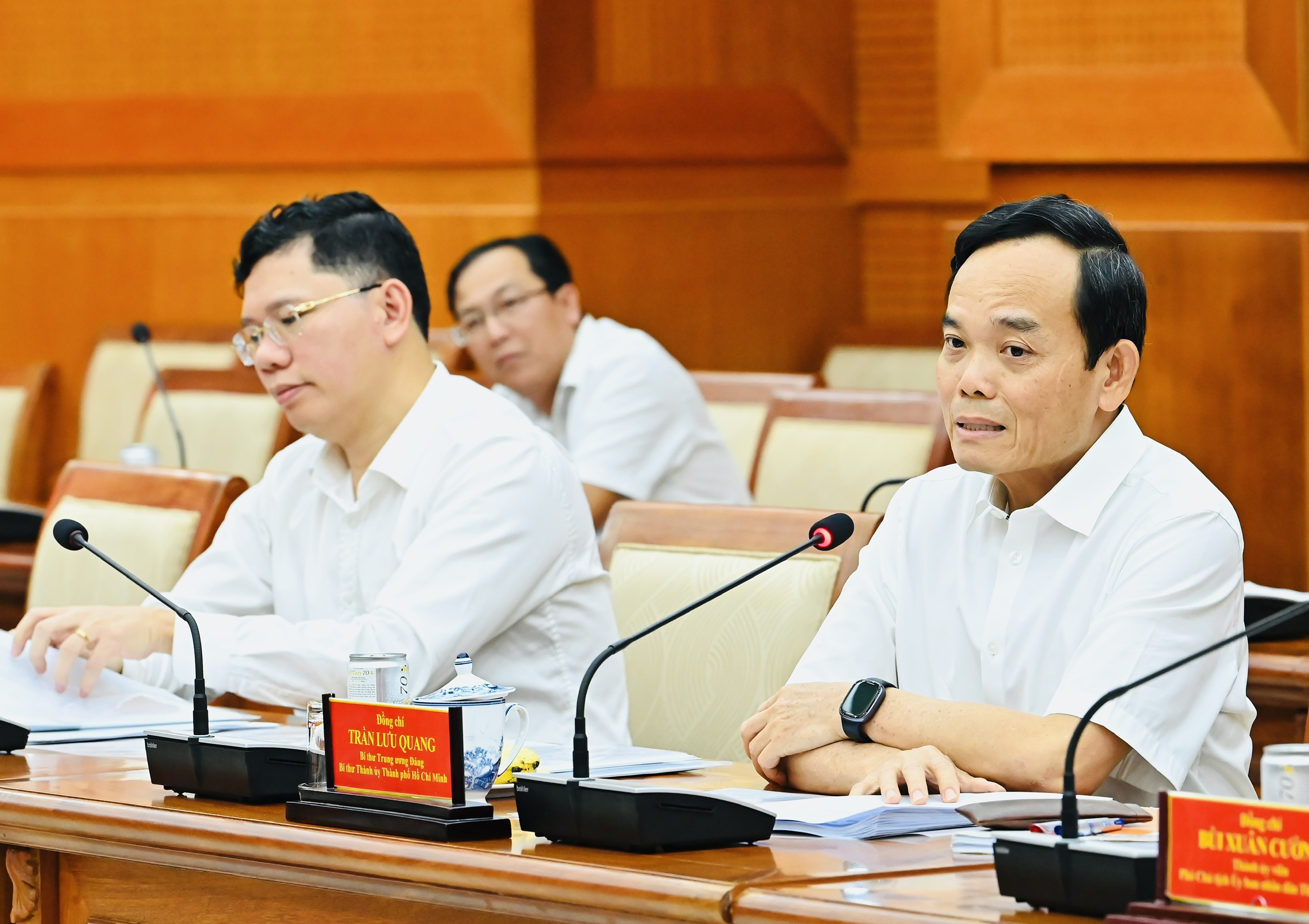 Bí thư Thành ủy TPHCM chủ trì cuộc họp thúc đẩy giải ngân vốn đầu tư công 1 img