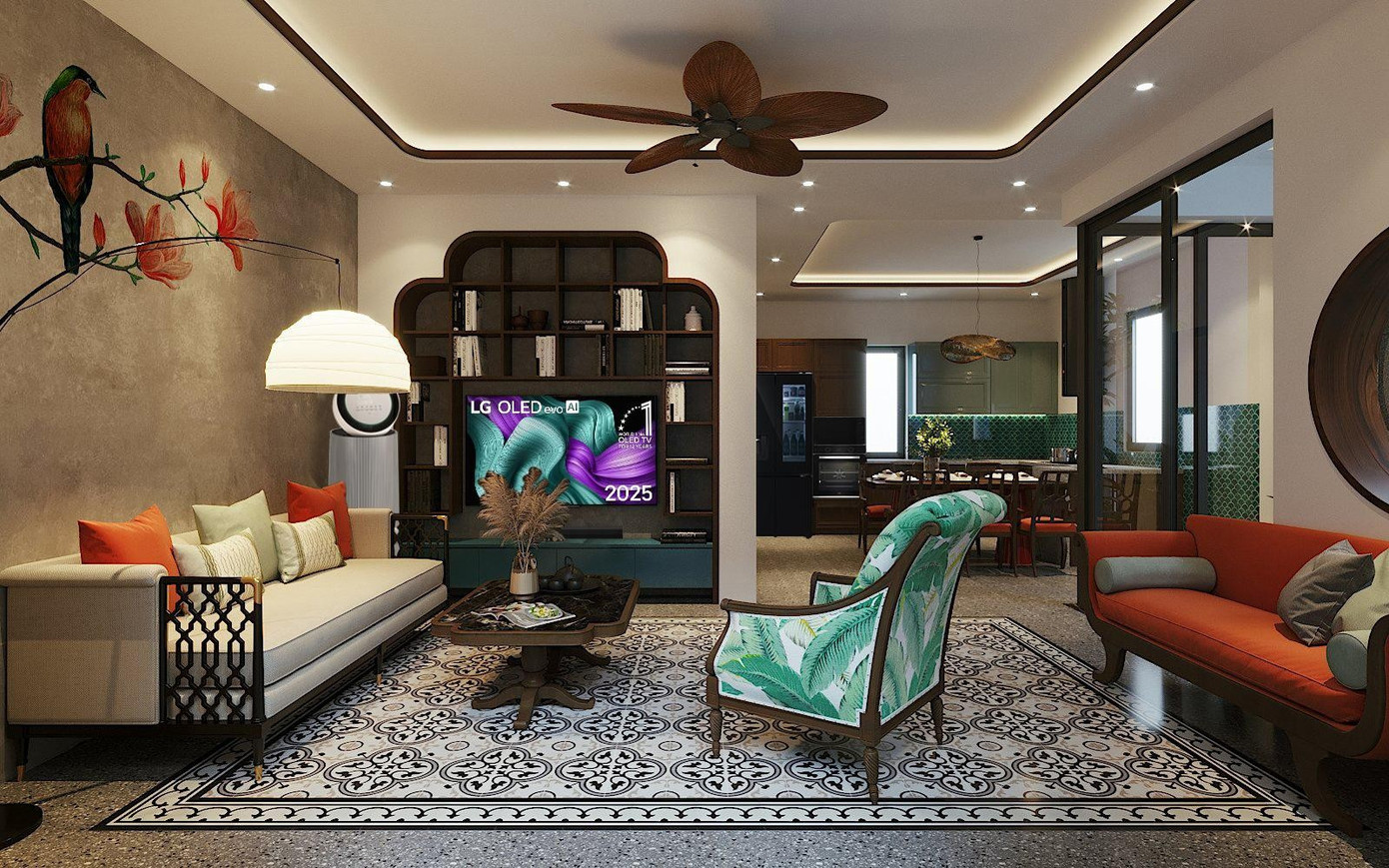 Biệt thự phong cách Indochine đương đại gây 'thương nhớ'- Ảnh 1.