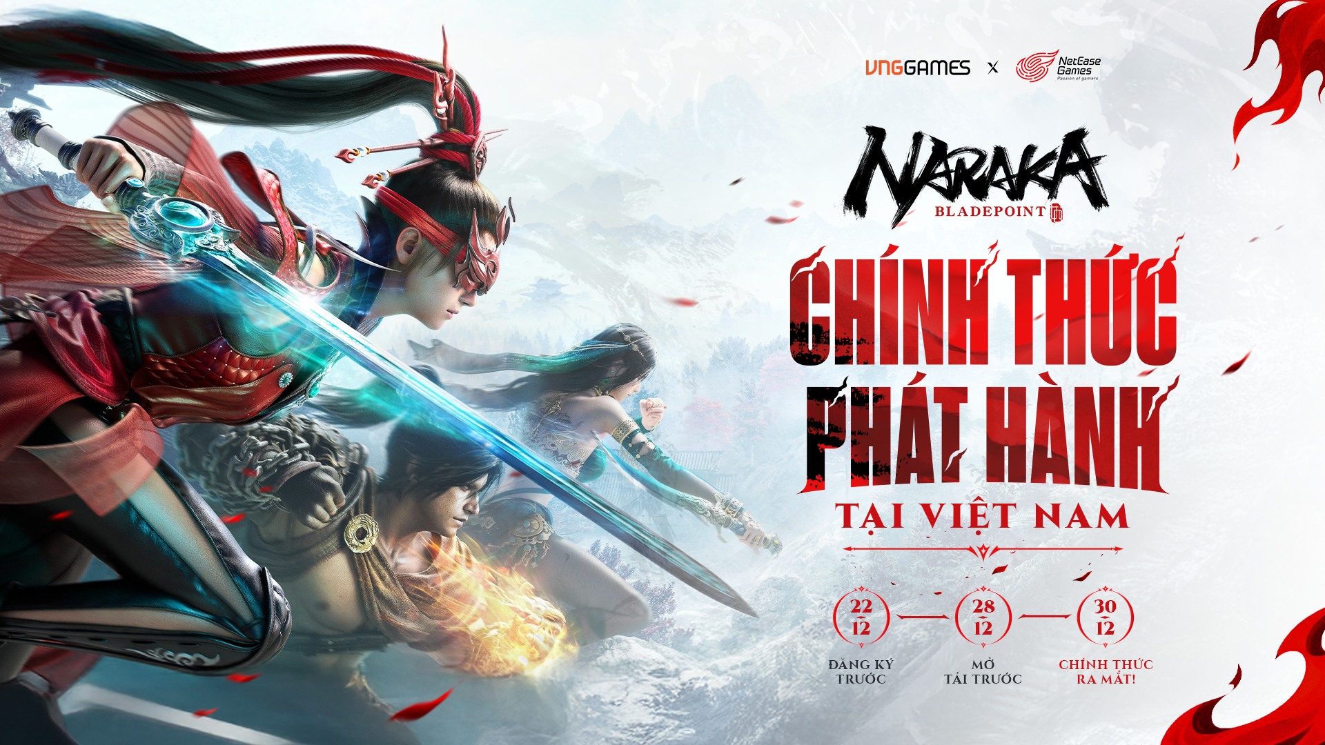 Game kiếm hiệp sinh tồn NARAKA: Bladepoint về tay VNGGames, đã chốt thời điểm ra mắt- Ảnh 1.