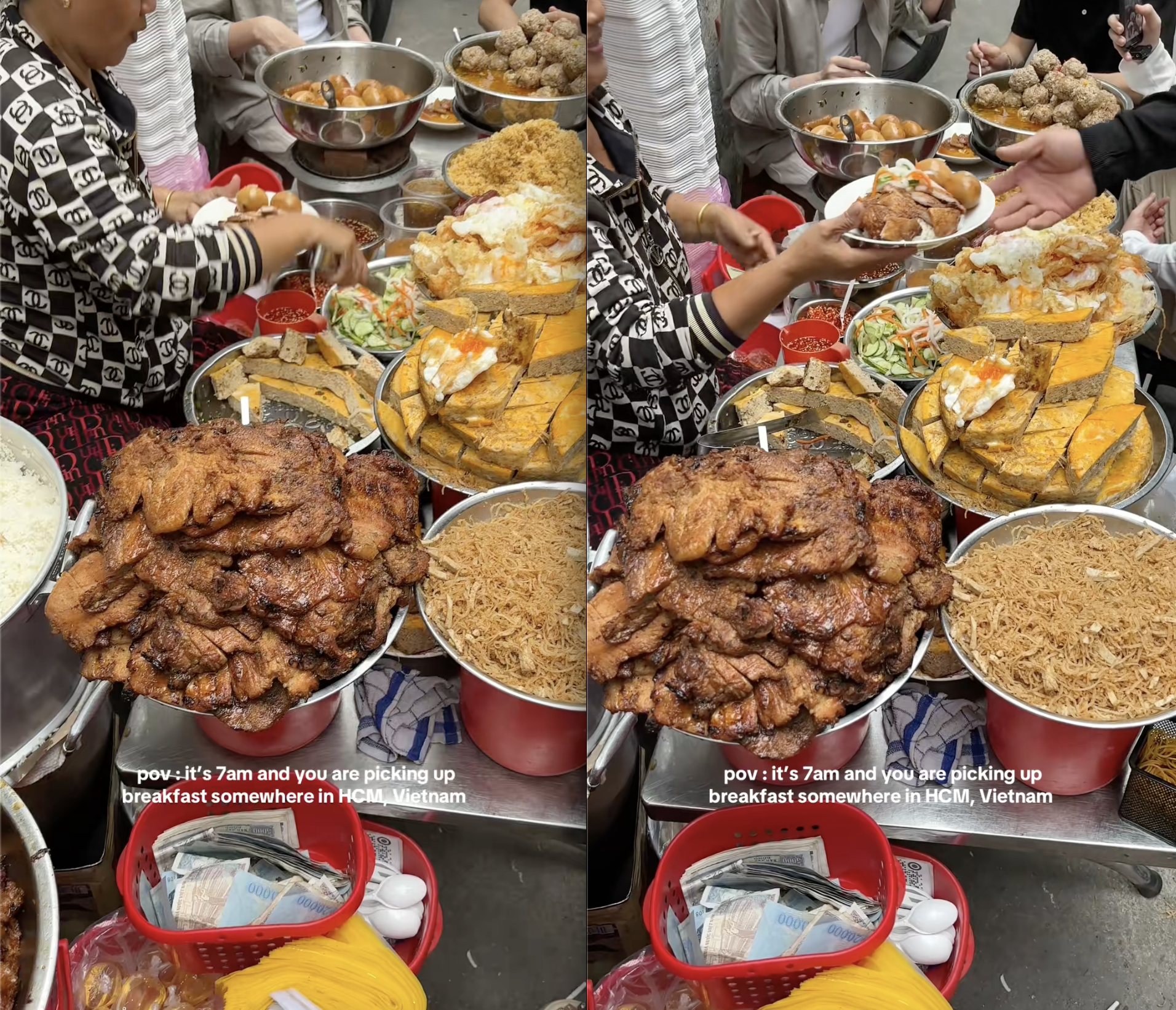 Bữa ăn lúc 7h sáng Bữa ăn lúc 7h sáng