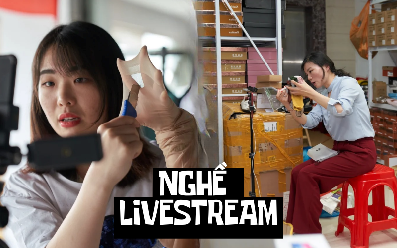 Góc khuất sau những phiên livestream 