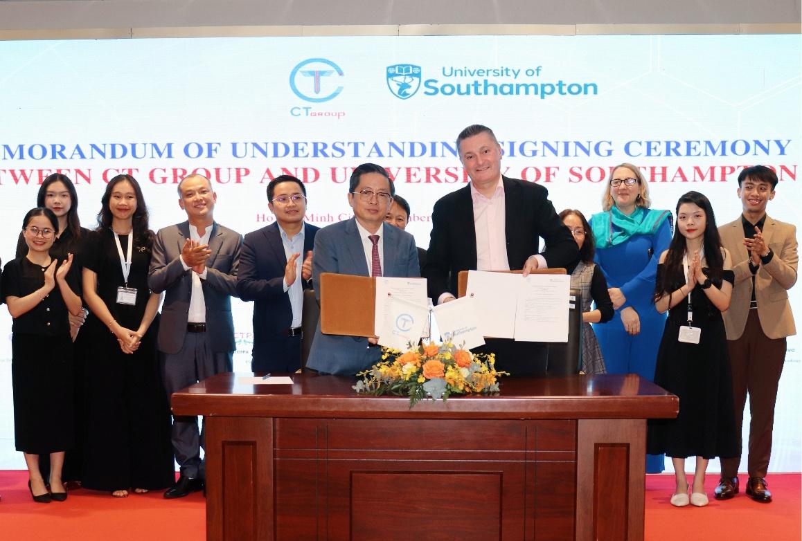 CT Group hợp tác với Đại học Southampton 1 ct group - Ảnh 1.