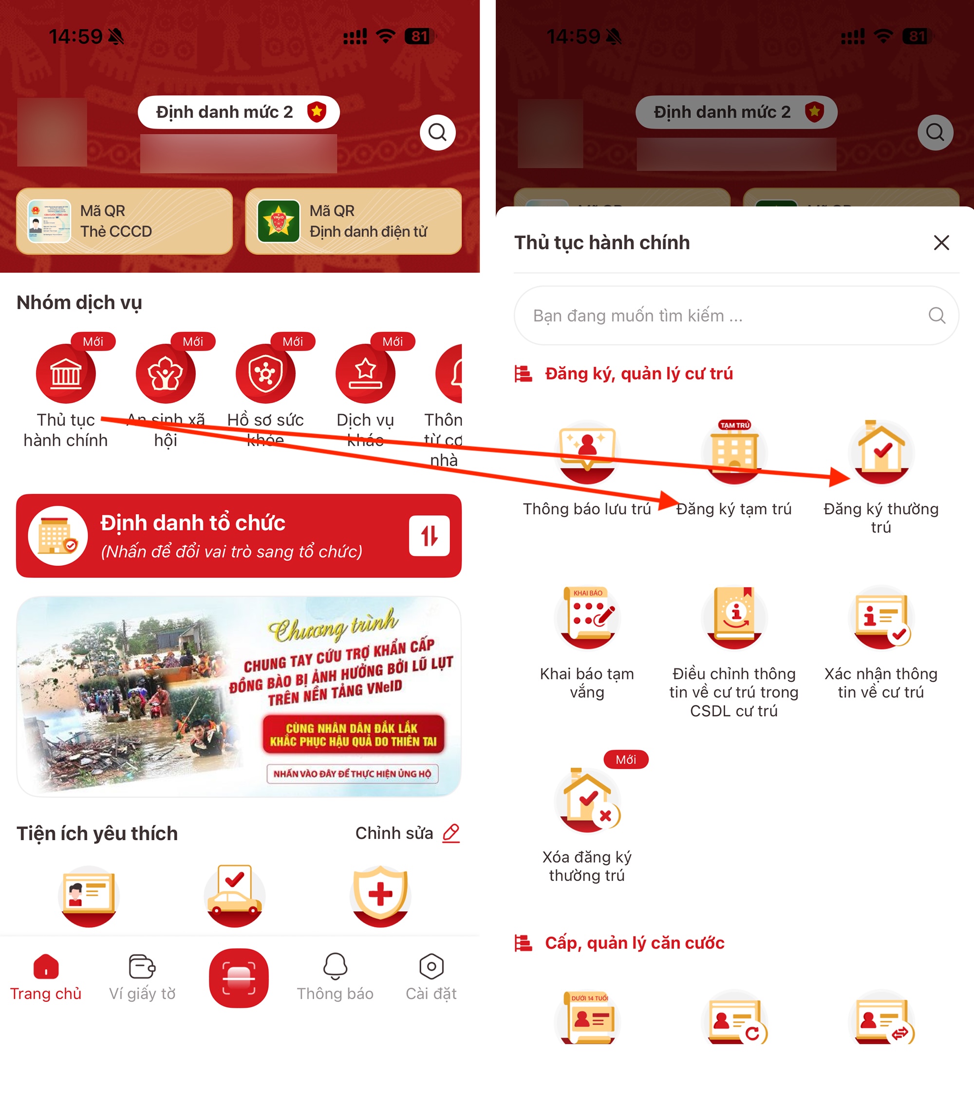 Cách cập nhật thông tin cư trú trên VNeID để tránh bị phạt từ ngày 15.12 - Ảnh 2.