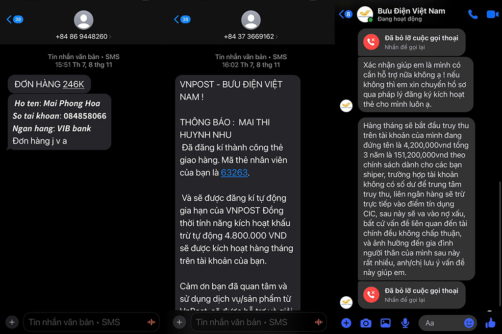 Cảnh báo tin nhắn giả mạo bưu điện 1 Cảnh báo tin nhắn giả mạo bưu điện - Ảnh 1.