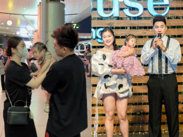 Con gái Thanh Trúc khóc nấc khi tiễn bố đi xa, Châu Khải Phong nén nước mắt nhìn bình rượu mơ