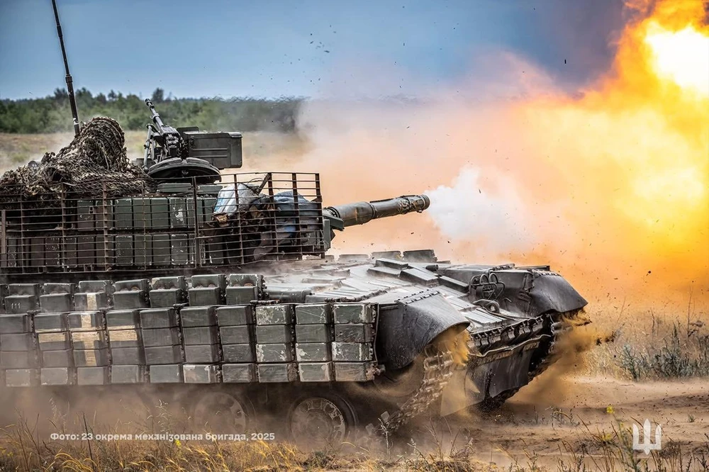 Binh sĩ thuộc Lữ đoàn cơ giới 23 của Ukraine trên tiền tuyến. Ảnh: X Chiến sự Nga - Ukraine 21-12