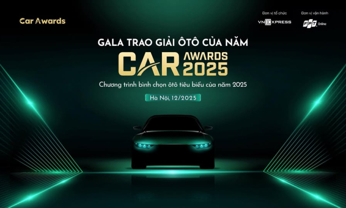 Chiều nay trao giải Car Awards 2025