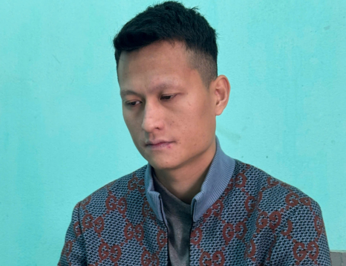 Nghi can Mai Văn Tới. Ảnh: Lam Sơn