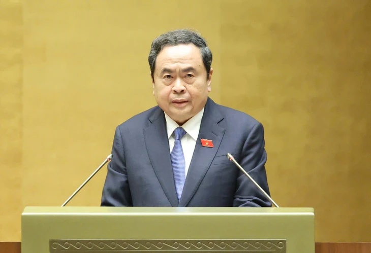 Chủ tịch Quốc hội Trần Thanh Mẫn phát biểu bế mạc kỳ họp thứ 10 1 Quốc hội - Ảnh 1.