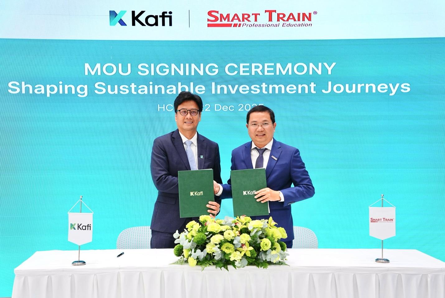 Chứng khoán Kafi ký kết hợp tác chiến lược cùng Smart Train Academy 1 chứng khoán Kafi - Ảnh 1.