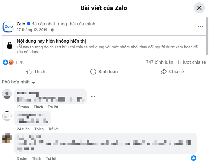 Chuyện lạ đang xảy ra ở trang fanpage gần 1 triệu người theo dõi của Zalo?- Ảnh 1.