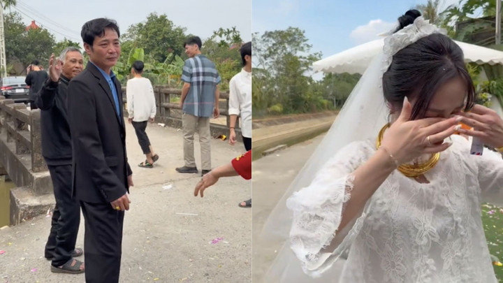 Clip cha khong no buong tay con gai ve nha