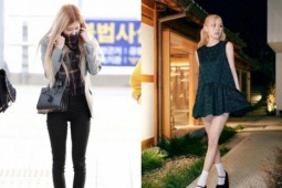 Từng tìm mọi cách giấu đôi chân vòng kiềng, Rosé (Blackpink) giờ gây "náo loạn" Las Vegas với "cặp kiếm Nhật" đắt giá