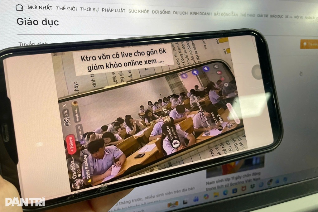Cô giáo livestream học sinh làm bài thi cho gần 4.000 người xem gây bức xúc - 1