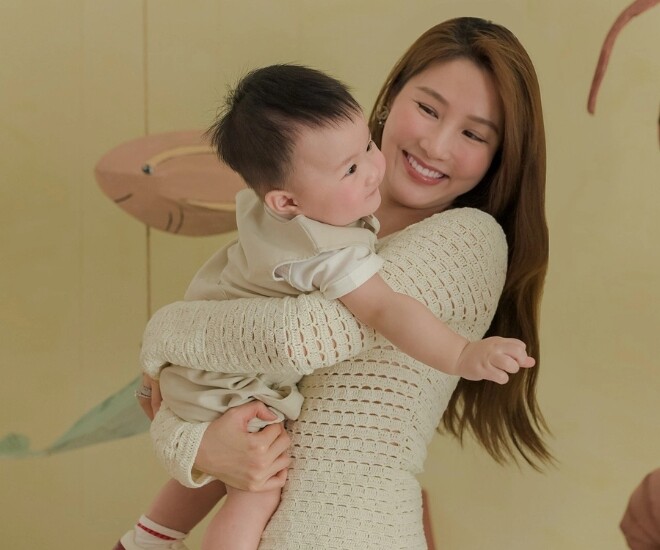 Diễm My 9X khoe diện mạo quý tử.